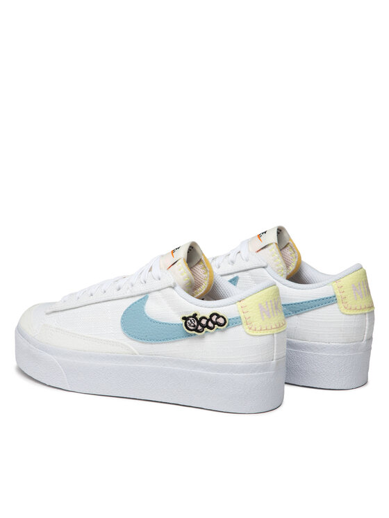 Nike Nike Sneakersy Blazer Low Platform Se DJ6376 100 Bílá