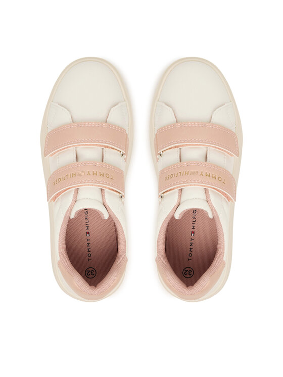 Tommy Hilfiger Tommy Hilfiger Αθλητικά Low Cut Velcro Sneaker T1A9-35063-1355 S Κρεμ