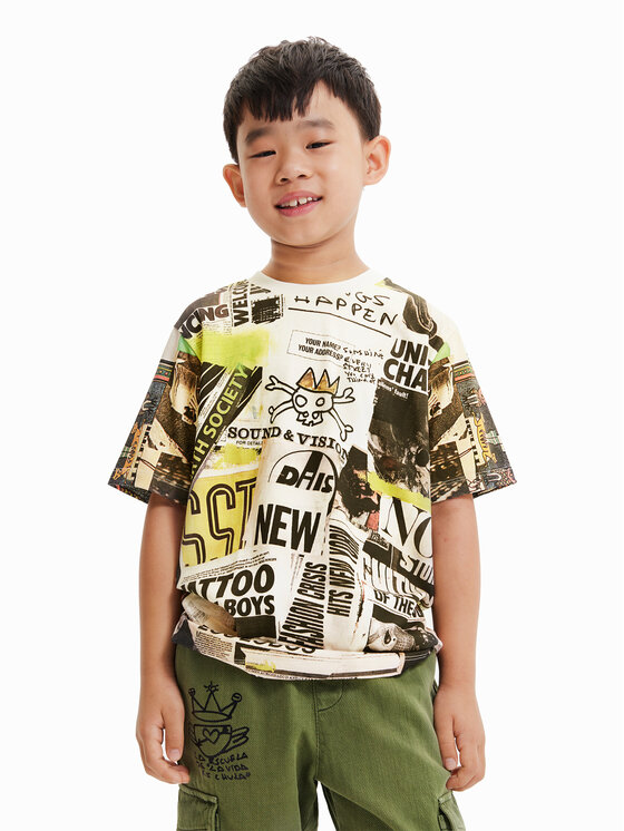 T-Shirt Desigual Per Bambini E Ragazzi - Stile Originale E Colorato