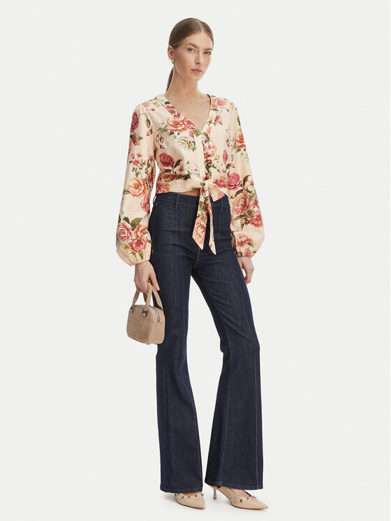 Guess Guess Särkpluus W6GHA4 W2565 Oranž Regular Fit