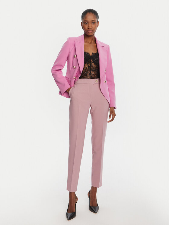Rinascimento Rinascimento Pantaloni chino CFC0126225003 Rosa Slim Fit