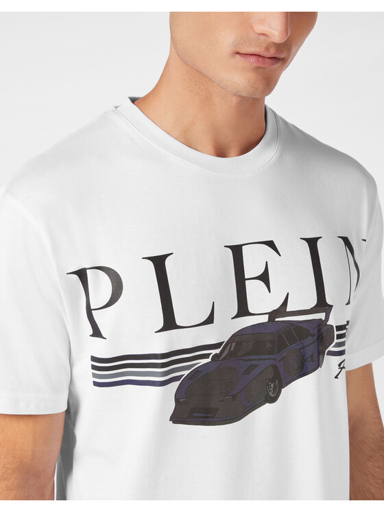 PHILIPP PLEIN PHILIPP PLEIN T-Shirt 21189 Biały Regular Fit
