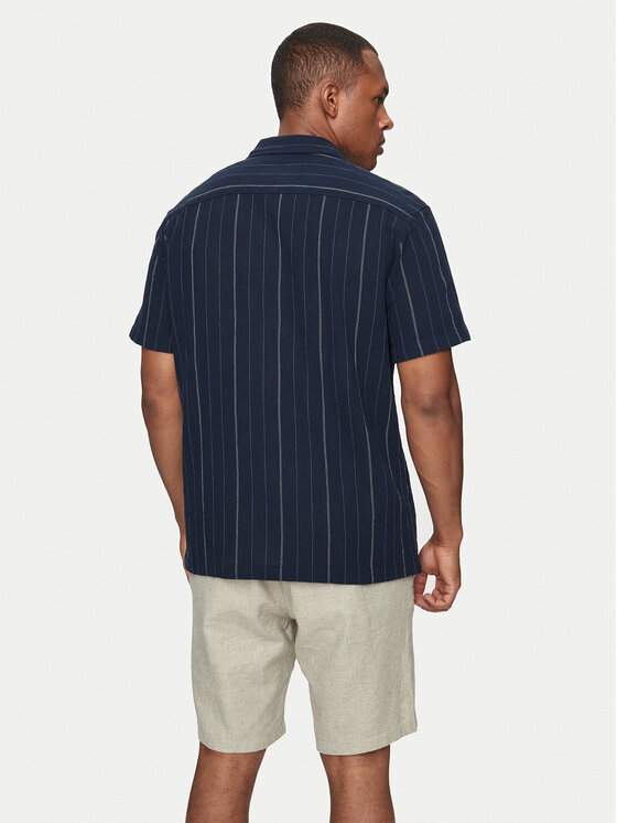 Selected Homme Selected Homme Marškiniai Slhreg-Mix 16093647 Tamsiai mėlyna Regular Fit