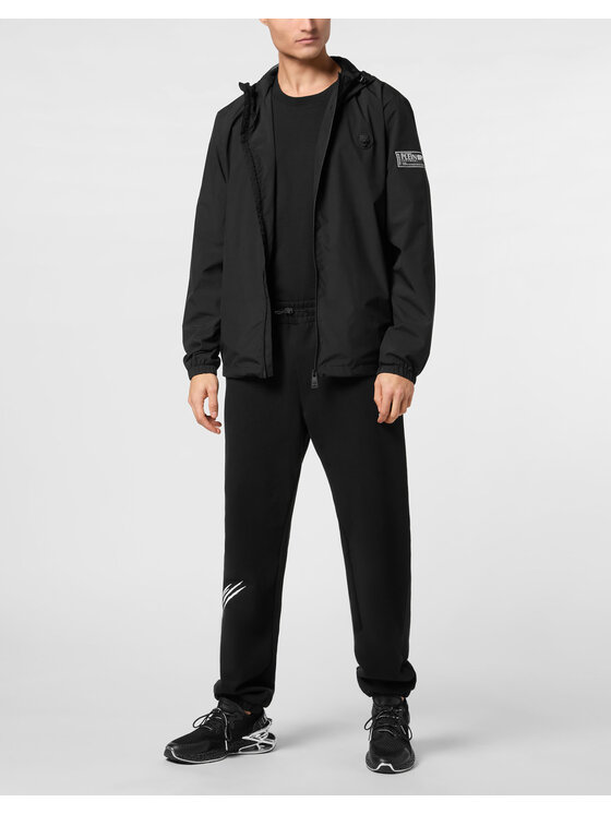Plein Sport Plein Sport Giacca a vento 23111 Nero Regular Fit