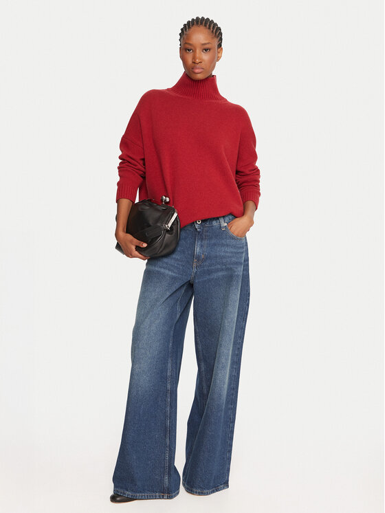 Weekend Max Mara Weekend Max Mara Rollkragenpullover Borgia 2525366112 Rot Regular Fit
