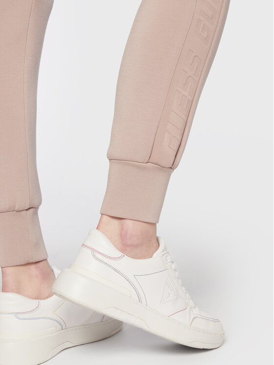 Guess Guess Pantaloni da tuta Allie Scuba V2YB18 K7UW2 Beige Regular Fit