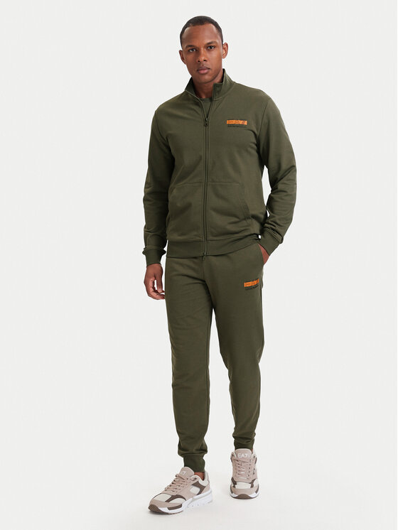 EA7 Emporio Armani EA7 Emporio Armani Спортивний костюм 7M002424 AF13512 U7014 Зелений Slim Fit