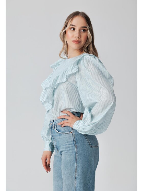 LAURELLA LAURELLA Halenka 2SS017 Modrá Regular Fit