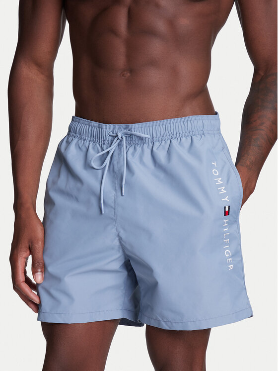 Tommy Hilfiger Szorty kąpielowe UM0UM03258 Niebieski Regular Fit