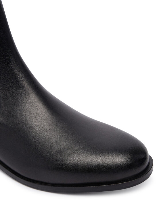 TWINSET TWINSET Štibletai Tronchetto 252TCP120 Juoda