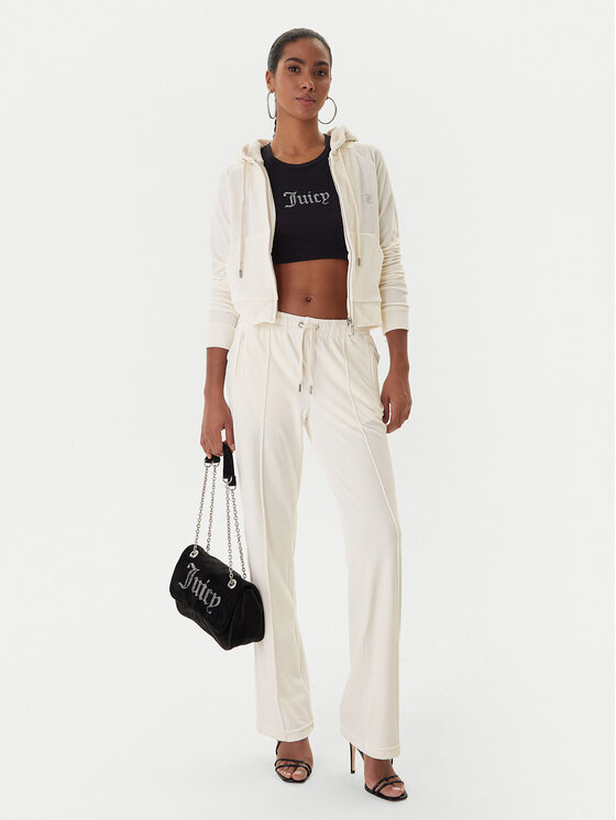 Juicy Couture Juicy Couture Bluza Madison JCWAS225306 Beżowy Slim Fit