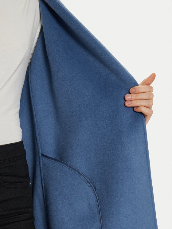 Tommy Hilfiger Tommy Hilfiger Wollmantel WW0WW43603 Blau Regular Fit