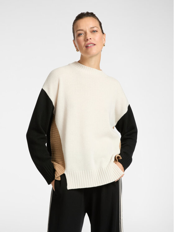 Elena Mirò Elena Mirò Cardigan M475Z000608N0B1 Nero Boxy Fit