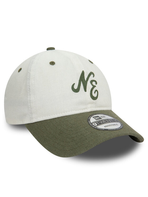 New Era New Era Шапка с козирка Linen Script 920 Ne 60503545 Екрю