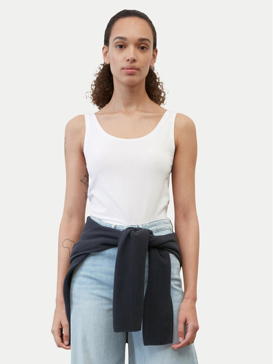 Marc OPolo Top B01 2001 50001 Alb Regular Fit