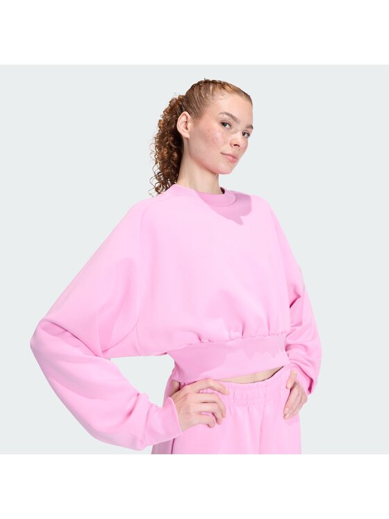 adidas adidas Світшот Soft Lux KA7016 Рожевий Loose Fit