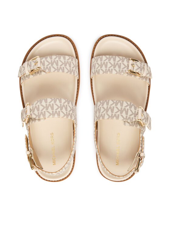 MICHAEL Michael Kors MICHAEL Michael Kors Sandały Nia Flat 40S6NIFS2B Écru