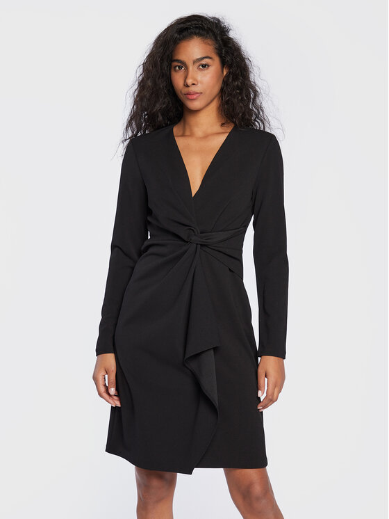 DKNY Rochie de zi DD2J1090 Negru Regular Fit DD2J1090 imagine noua