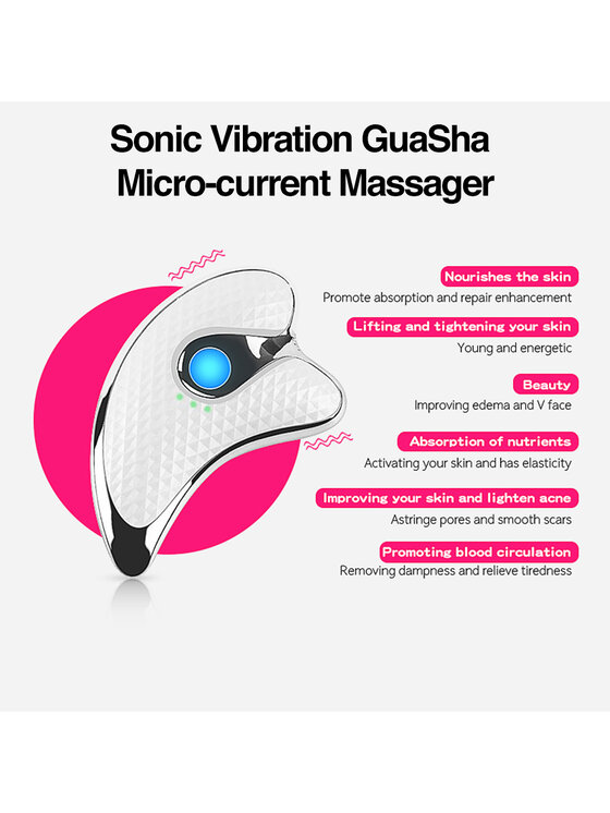 Erthskin London Erthskin London Mikroprądowy Masażer Gua Sha Maska LED