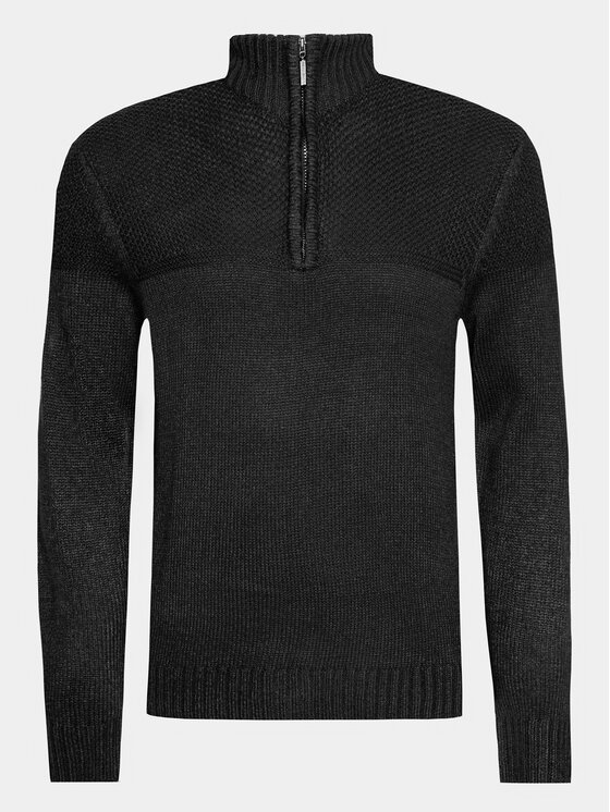 Brave Soul Brave Soul Sweter MK-230DITTON Czarny Regular Fit