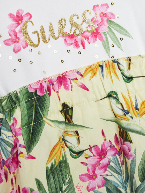 Guess Guess Sukienka codzienna A4GK09 K6YW0 Kolorowy Regular Fit