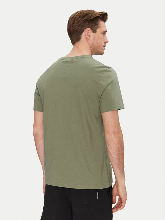 Moose Knuckles Moose Knuckles Tricou Conway M15MT760 Verde Regular Fit