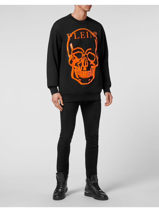 PHILIPP PLEIN PHILIPP PLEIN Bluza 239 Czarny Regular Fit