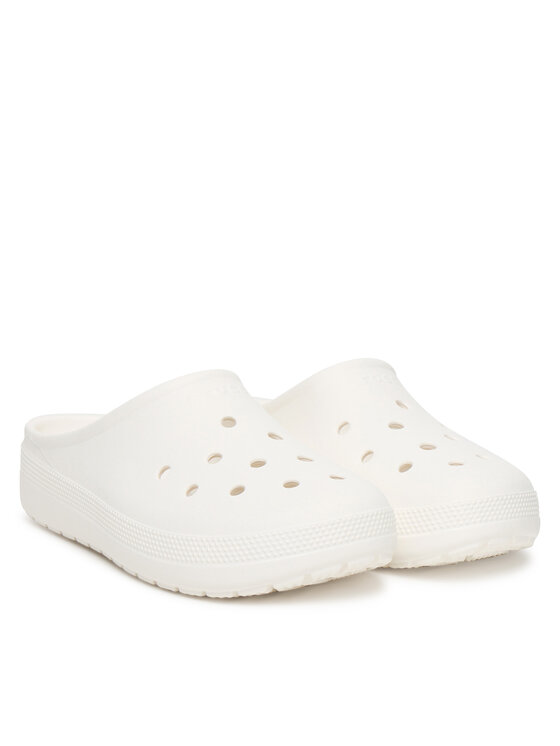 Crocs Crocs Klapki Classic Low Profile Clog 211139 Biały
