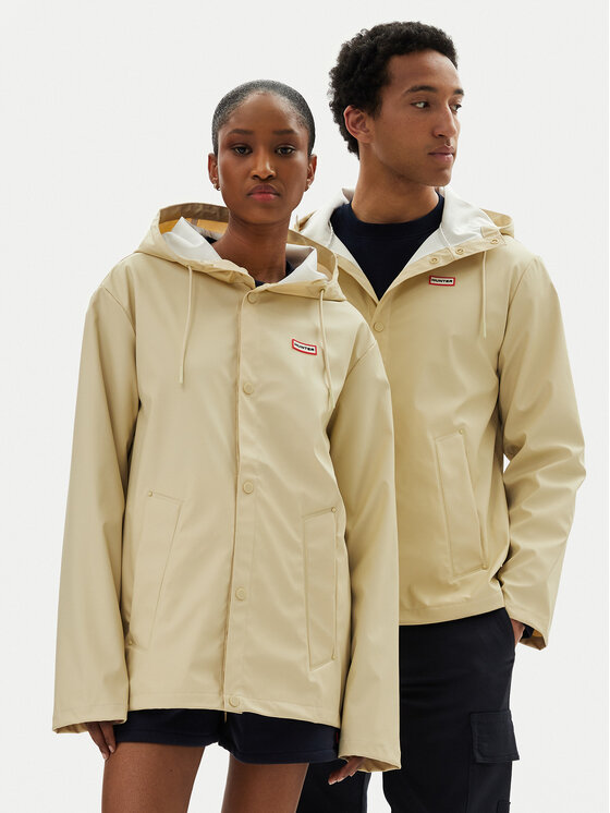 Damska Kurtka przeciwdeszczowa Hunter, Rozmiar L, Beżowa, Izzy Unisex HARU0012251