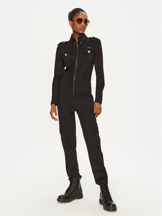 Aeronautica Militare Aeronautica Militare Jumpsuit 242TU137DF523 Schwarz Regular Fit