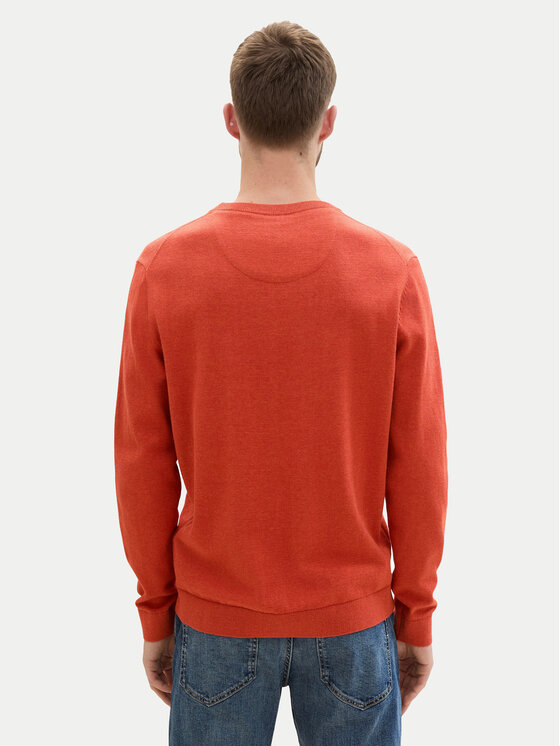 Tom Tailor Tom Tailor Пуловер 1039810 Оранжев Regular Fit