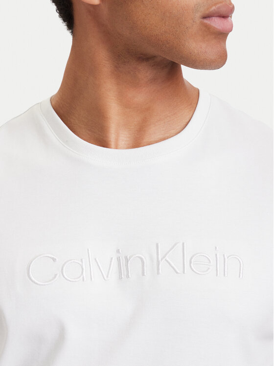 Calvin Klein Calvin Klein T-Shirt Interlock LV04LH804G Λευκό Regular Fit