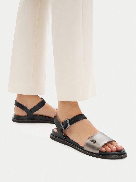 U.S. Polo Assn. Sandale EO-ADELI001W/6L1 Argintiu