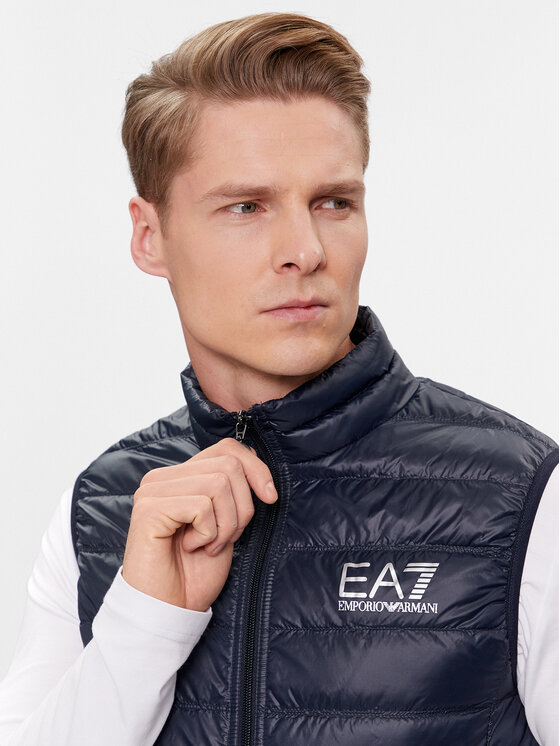 EA7 Emporio Armani EA7 Emporio Armani Gilet 8NPQ01 PN29Z 1578 Blu scuro Regular Fit