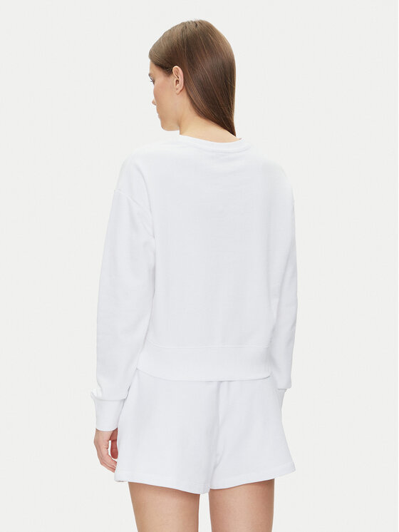 Save The Duck Save The Duck Džemperis ar kapuci DF1180W CLEE20 Balts Relaxed Fit