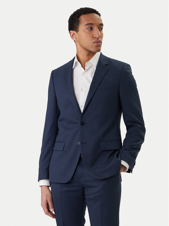 HUGO HUGO Oblek Henry/Getlin232X 50558069 Tmavomodrá Slim Fit