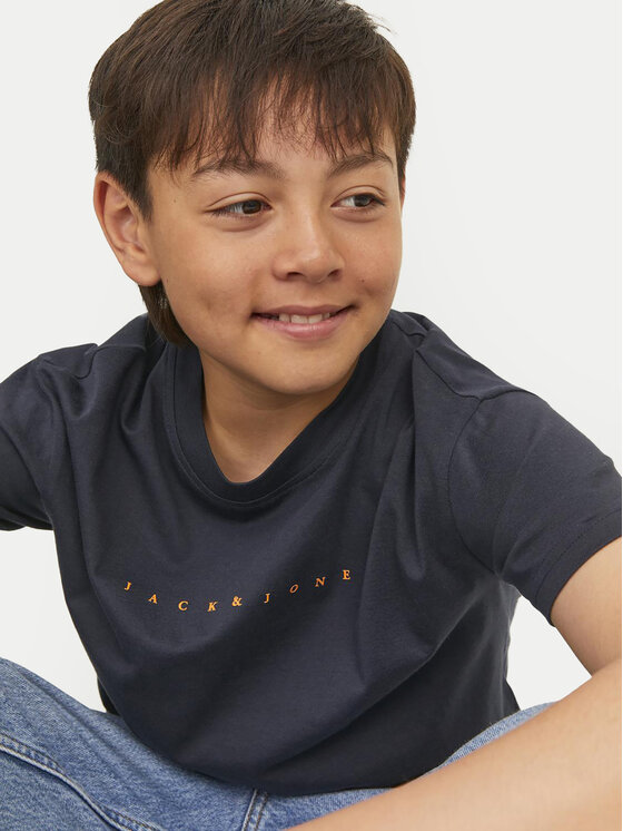 Jack&Jones Junior Jack&Jones Junior T-shirt Star 12237435 Tamnoplava Relaxed Fit