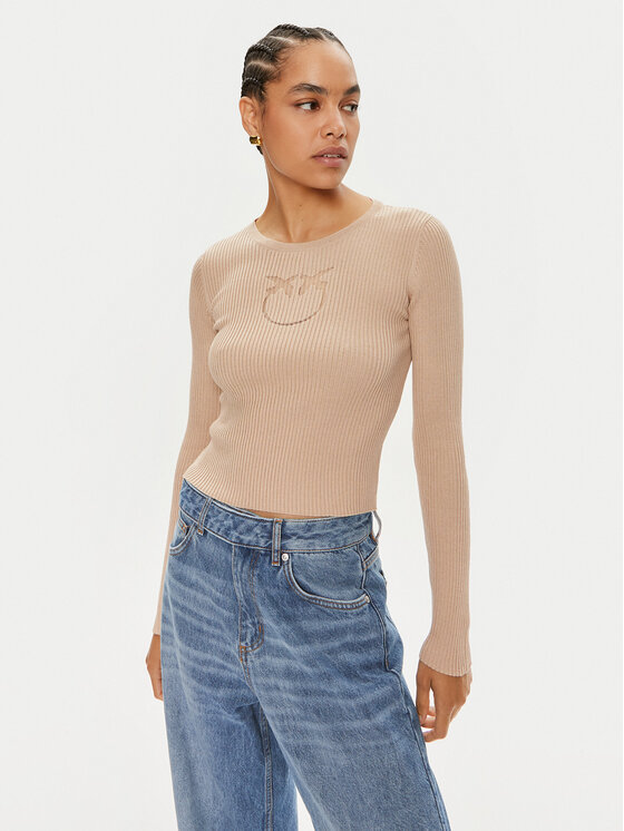 PINKO Pinko Maglione Kenzia 103305 A1KW Beige Slim Fit
