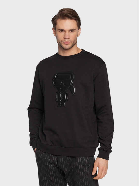 Felpa Sweat 705064 524940 Nero Regular Fit