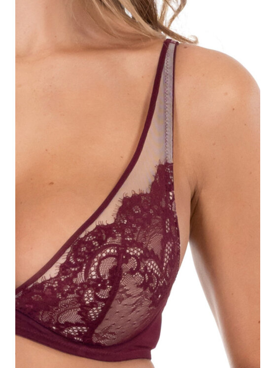 Rosme Rosme Biustonosz braletka Jessica Bordowy