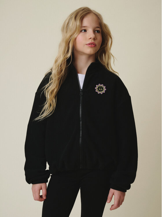 4F 4F Bluza MOVE OUTSIDE Czarny Oversize