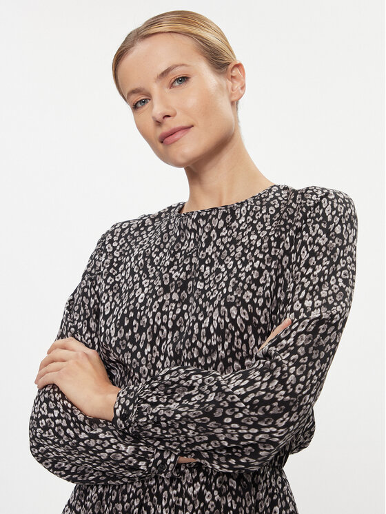 Pepe Jeans Pepe Jeans Kasdieninė suknelė Azalea PL953445 Juoda Regular Fit