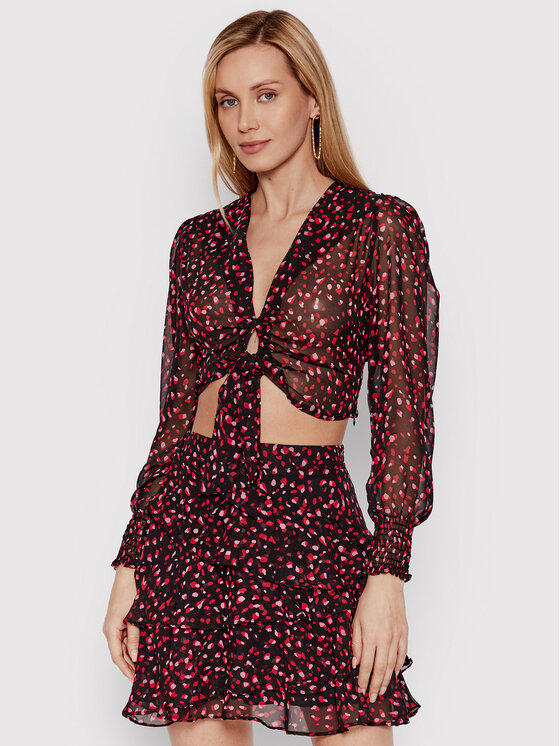 Completo maglietta e gonna Arezzo 5273 Nero