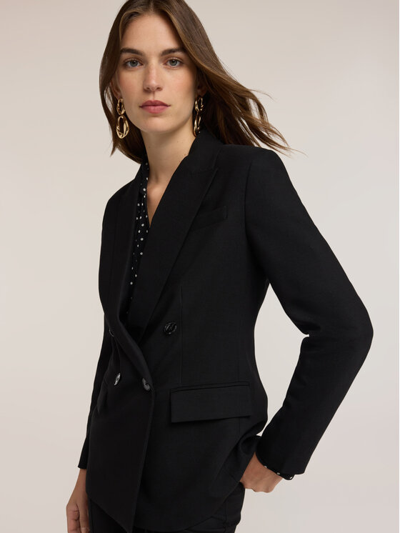 Motivi Motivi Marynarka Q116Q001155N033 Czarny Slim Fit