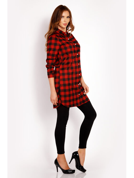 Awama Awama Camicia L002 Rosso Basic Fit