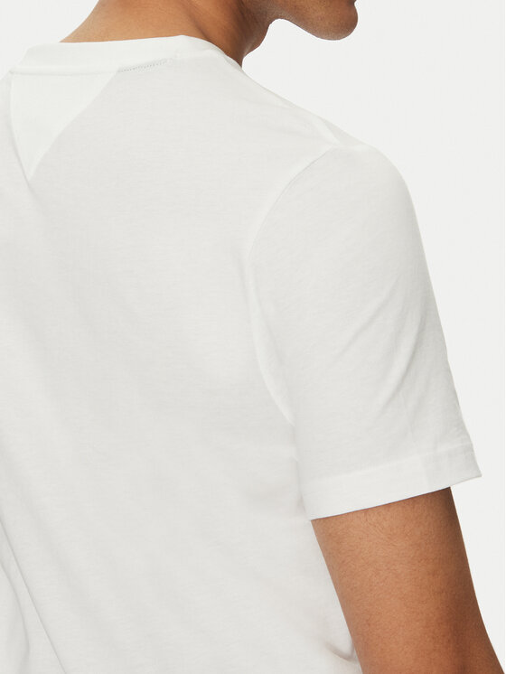 Tommy Hilfiger Tommy Hilfiger T-shirt Flag Box MW0MW38636 Bianco Regular Fit