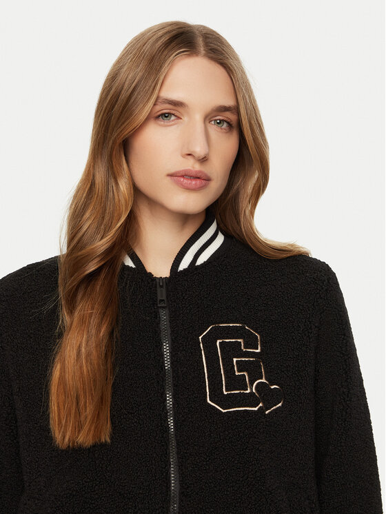 Guess Guess Bomber jakna V5RL06 KCPC2 Črna Regular Fit