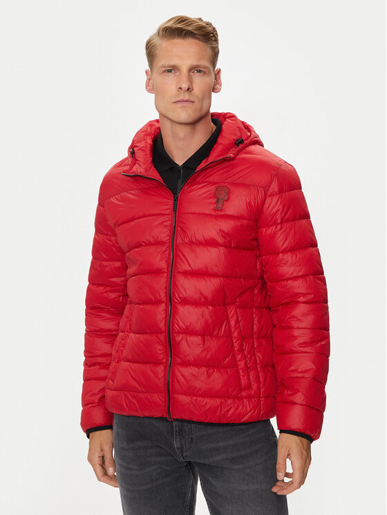 KARL LAGERFELD KARL LAGERFELD Átmeneti kabát Blouson 505090 543590 Piros Regular Fit