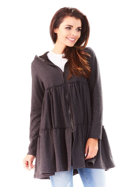 Infinite You Infinite You Felpa M139 Grigio Basic Fit