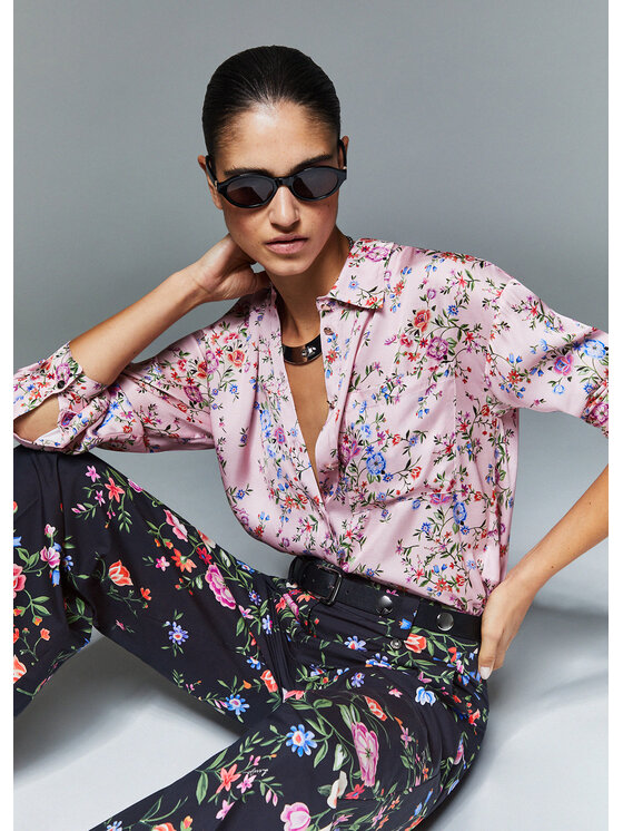 Liu Jo Liu Jo Camicia CA6207TS562P9630 Viola Regular Fit